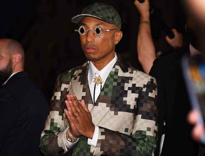 Pharrell Williams at Paris Fashion Week
